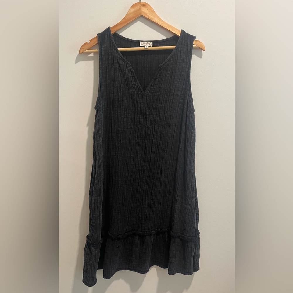 Wonderly Black Mini Dress